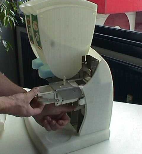 Cup-a-soup, dispenser, mock up, prototype, 3D print, 3D printing