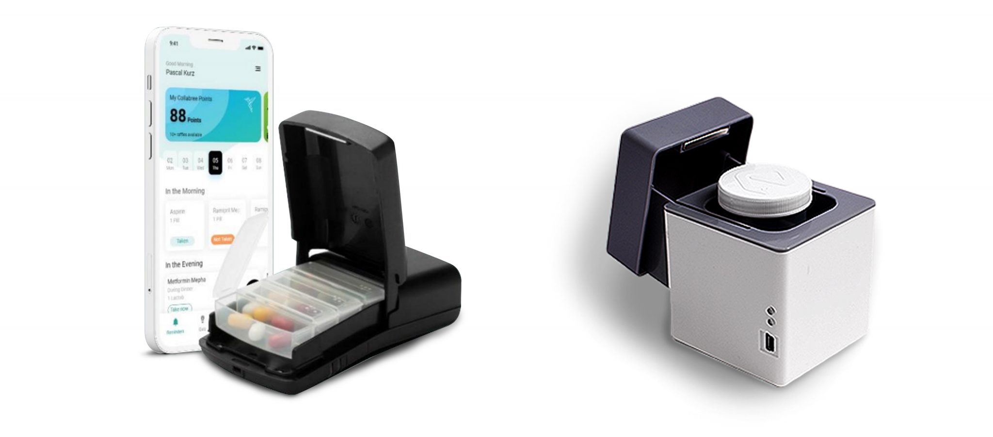 Slimme medicatie-dispenser voor Evalan - WeLLDesign