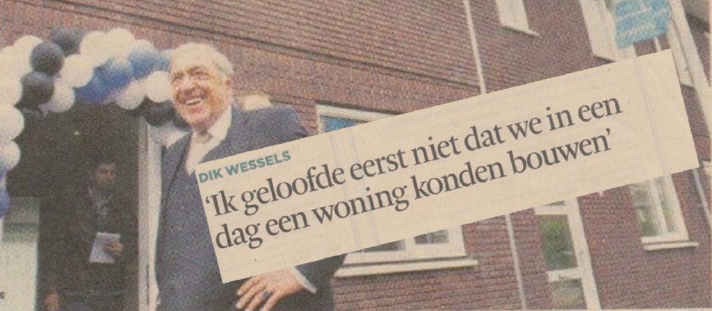 Dik Wessels, VolkerWessels, MorgenWonen