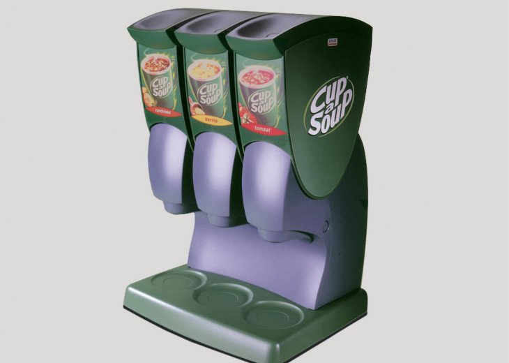 Unilever cup-a-soup dispenser