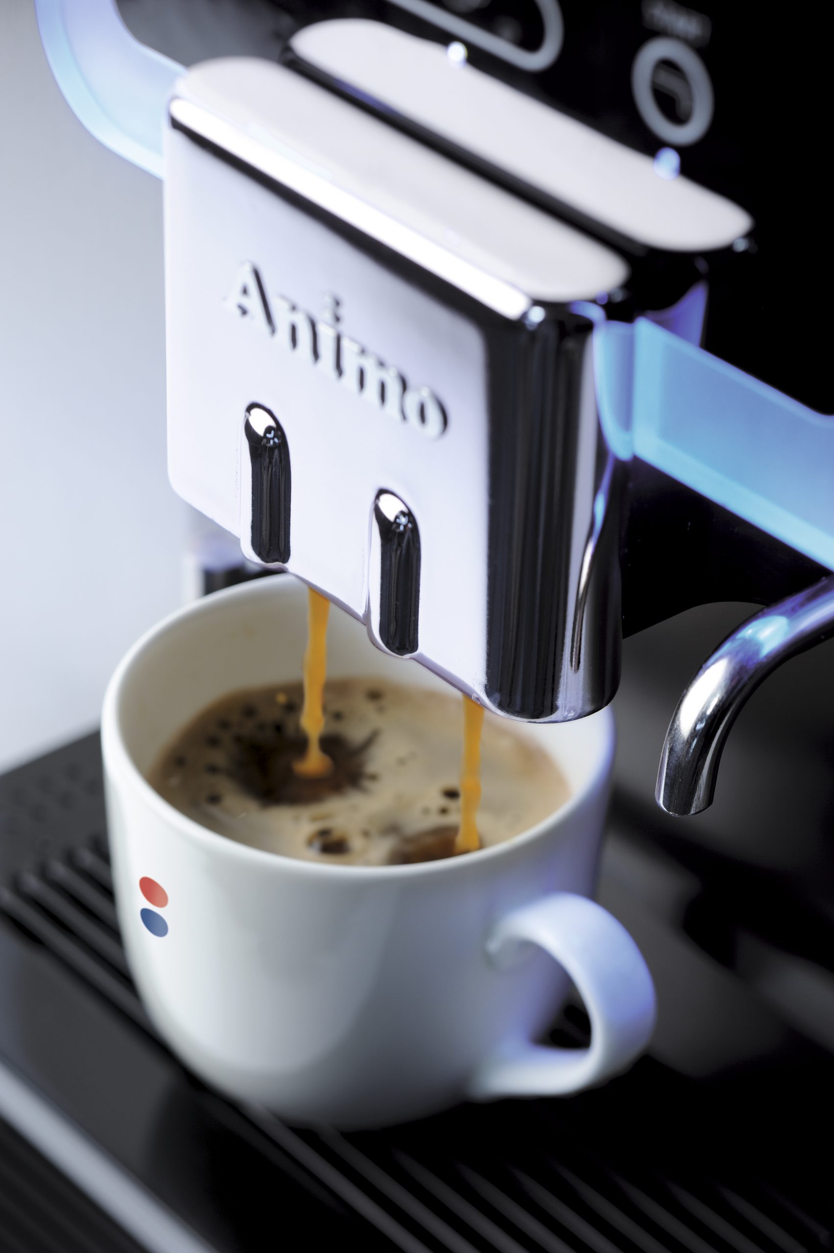 Animo OptiBean koffieautomaat, theekraan