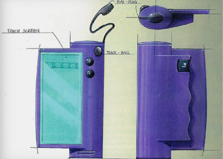 Ideation eerste touchscreen telefoon